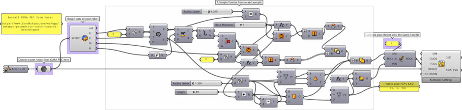 parametric tool designer for kuka