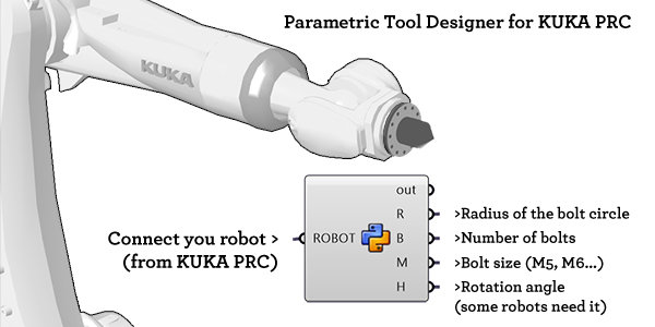 parametric tool designer for kuka