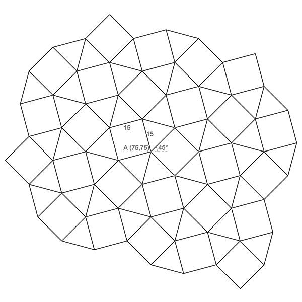 constructing snub square tiling