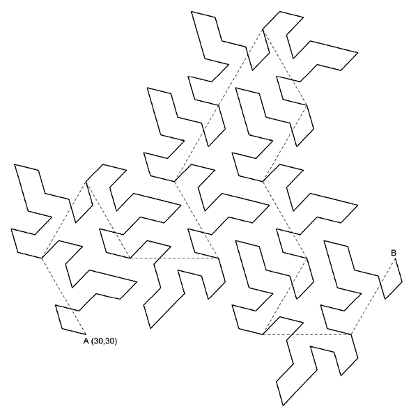 drawing gosper curve