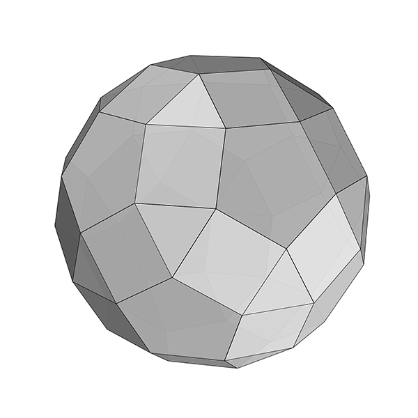 modeling rhombicosidodecahedron