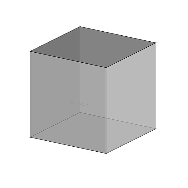 modeling and unrolling cube