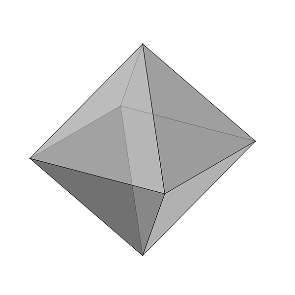 modeling and unrolling octahedron